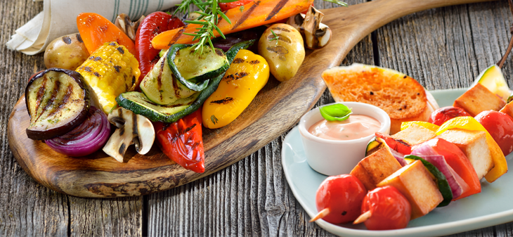 KŘUPAVÁ GRILOVANÁ ZELENINA