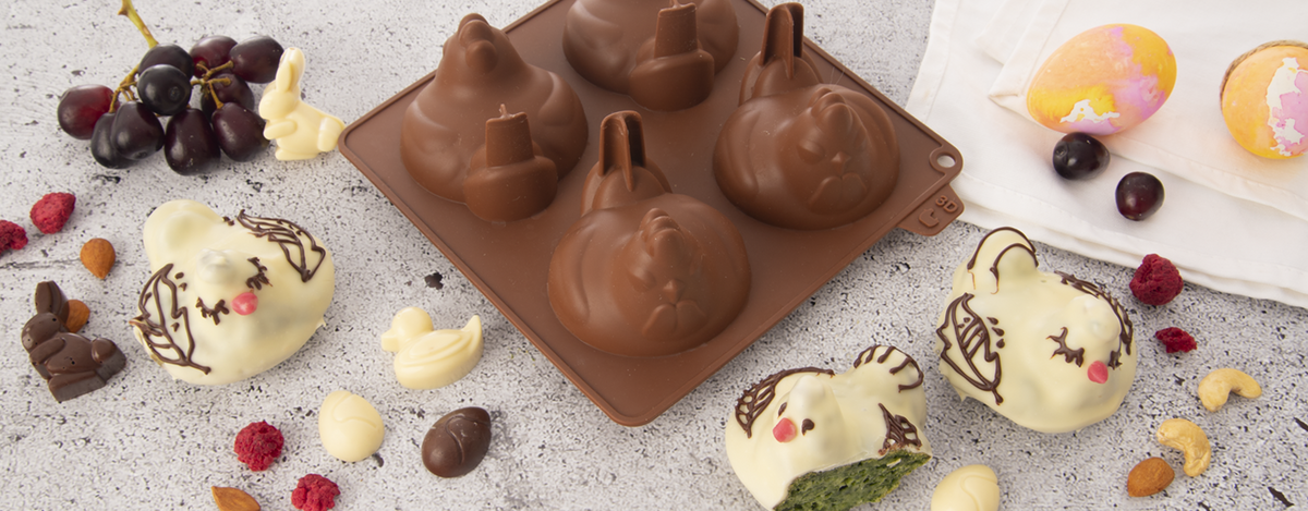 MECHOVÉ SLEPIČKY S BÍLOU ČOKOLÁDOU