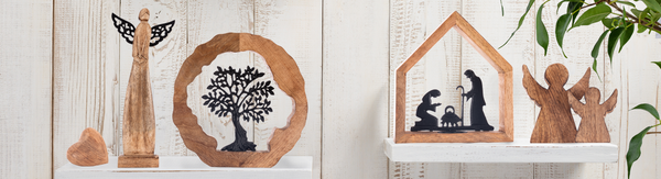 Krásné dekorace z mangového dřeva, andělé, lucerny a další originální designové kousky potěší každého.