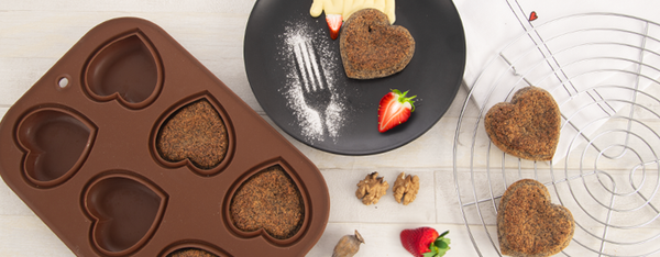 MAKOVO-OŘECHOVÁ SRDCE BEZ MOUKY