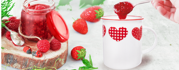 MALINOVÝ DŽEM S NÁDECHEM KOKOSU