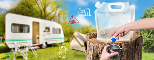 SKLADNÉ VAKY NA VODU S KOHOUTKEM