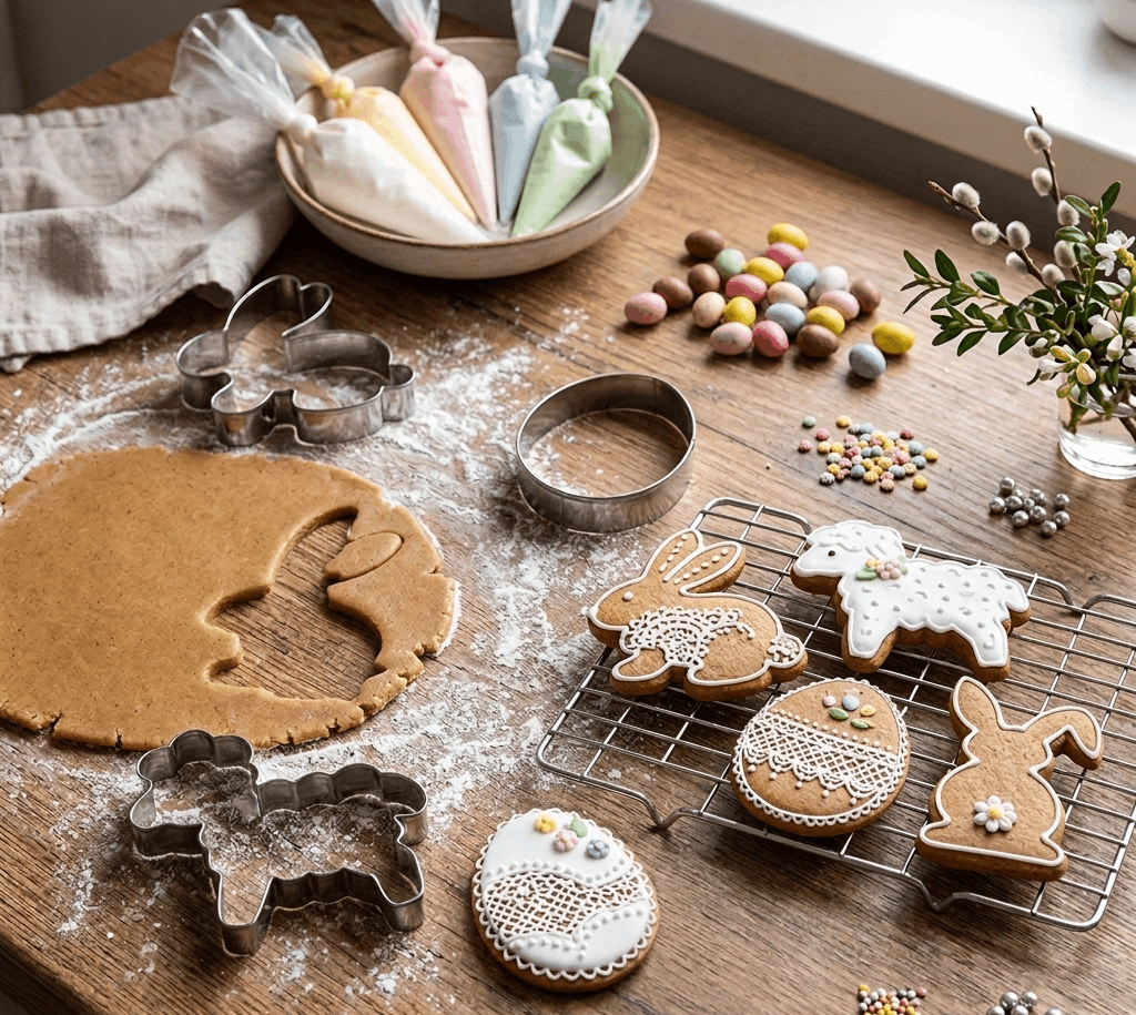 velikonoční vykrajovátka a perníčky