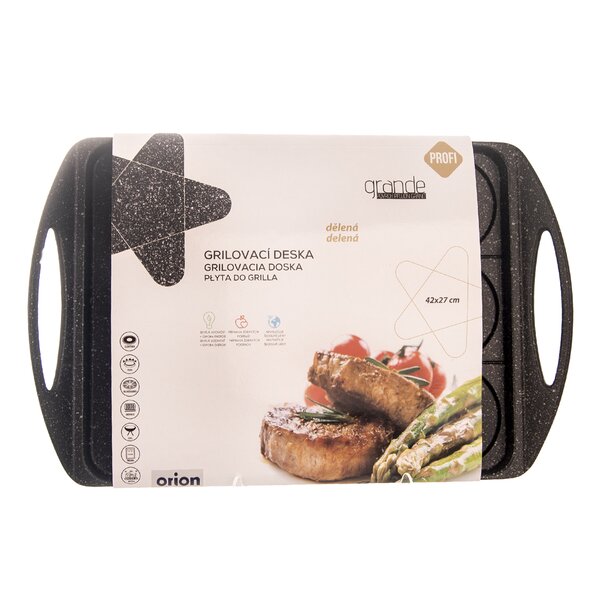 Grilovací deska GRANDE 42x27x5,5 cm