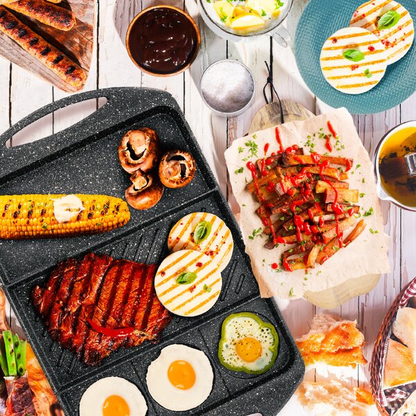 Grilovací deska GRANDE 42x27x5,5 cm