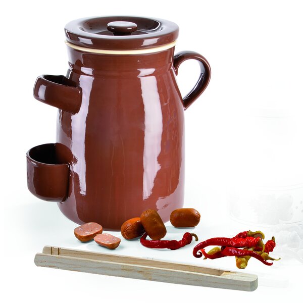 Nakládací hrnec s kleštěmi zelák 2,5 l