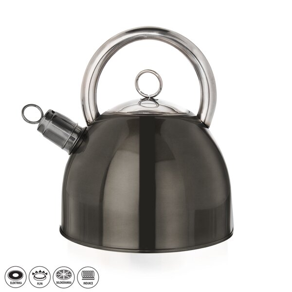 Čajník s píšťalou NELY 2,5 l