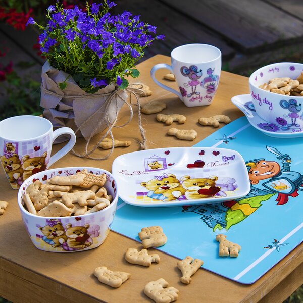 Jídelní dětská sada MEDVÍDEK 3 díly