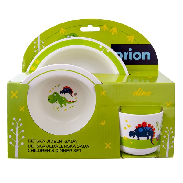Jídelní dětská sada dino 3 díly