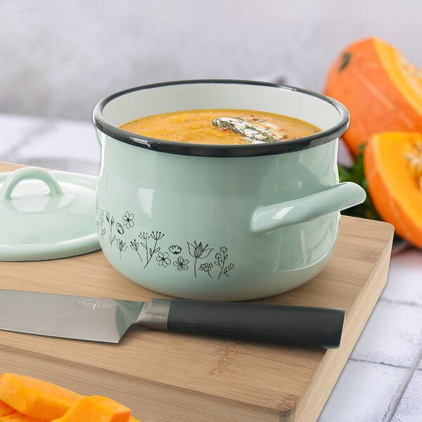 Hrnec LOUKA zelený s poklicí 2,3 l