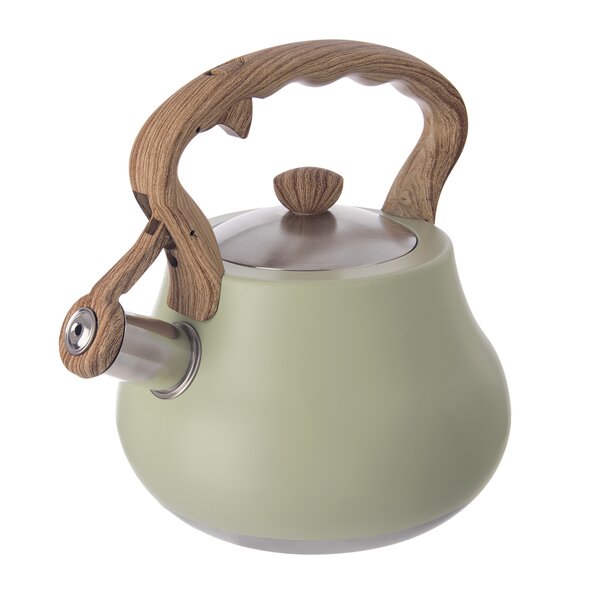 Čajník s píšťalou GREENISH 3 l