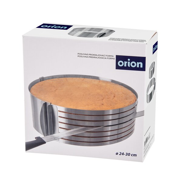 Prokrajovací forma posuvná na dort pr. 24/30x cm