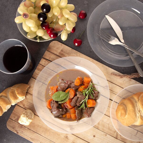 Mělký talíř pr. 23 cm 4 ks