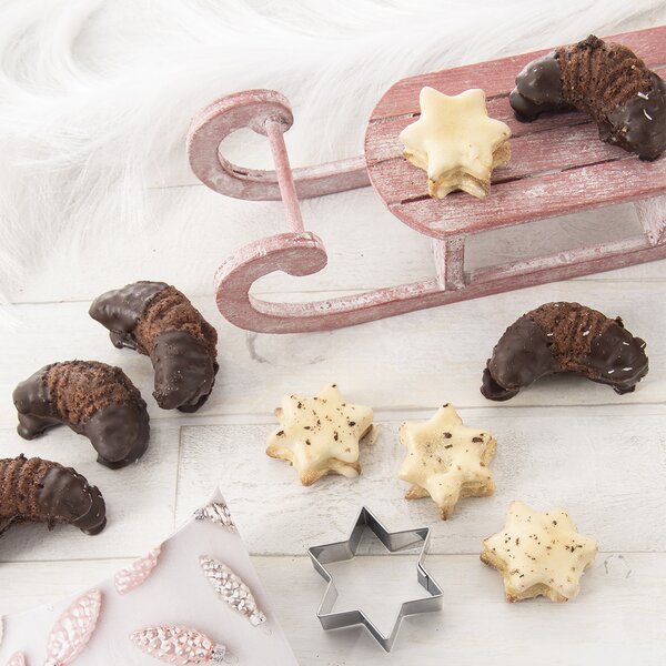 Formička na pečení rohlíčky velké 20 ks 