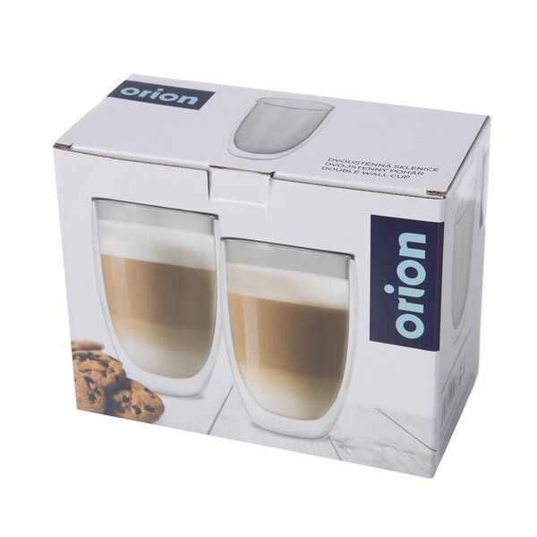 Dvoustěnná sklenice DOUBLE latte 0,5 l 2 ks