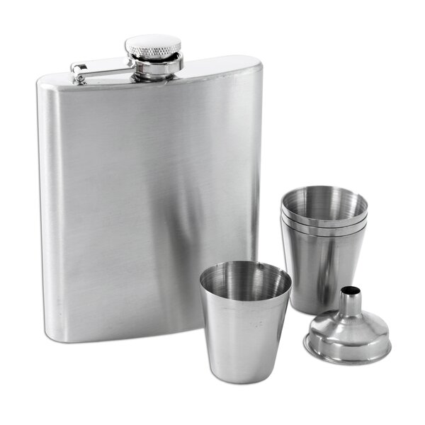 Kapesní láhev 0,21 l se 4 pohárky