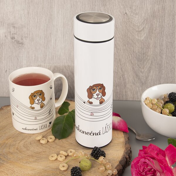 Termoska NEKONEČNÁ LÁSKA pes 0,4 l