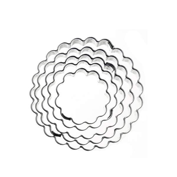 Vykrajovačka kolečko vlnky sada 5 ks