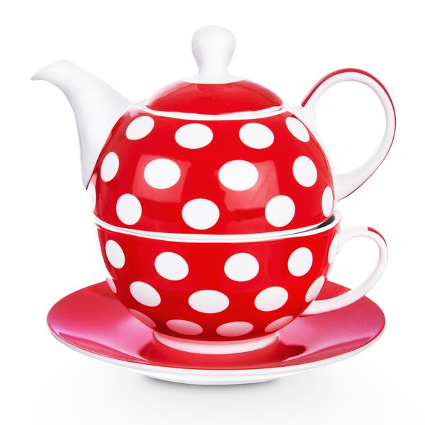 Čajová souprava PUNTÍK 3 ks