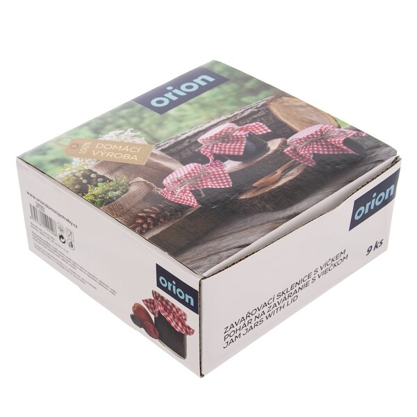 Zavařovací sklenice s víčkem 0,06 l 9 ks