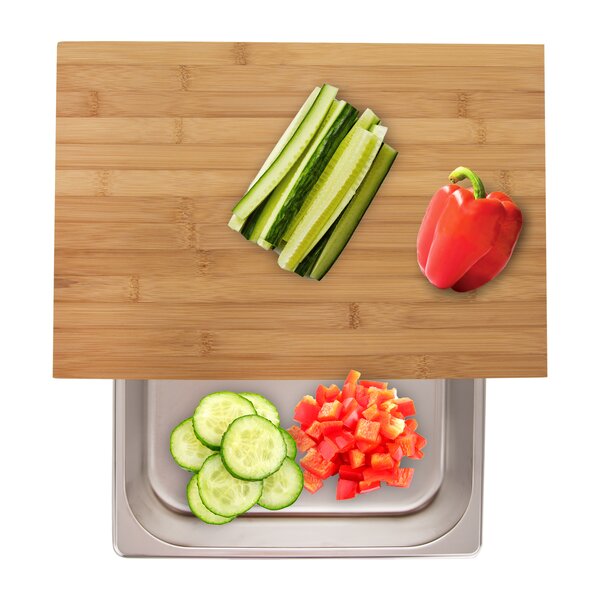 Krájecí prkénko se zásobníkem 42x29 cm