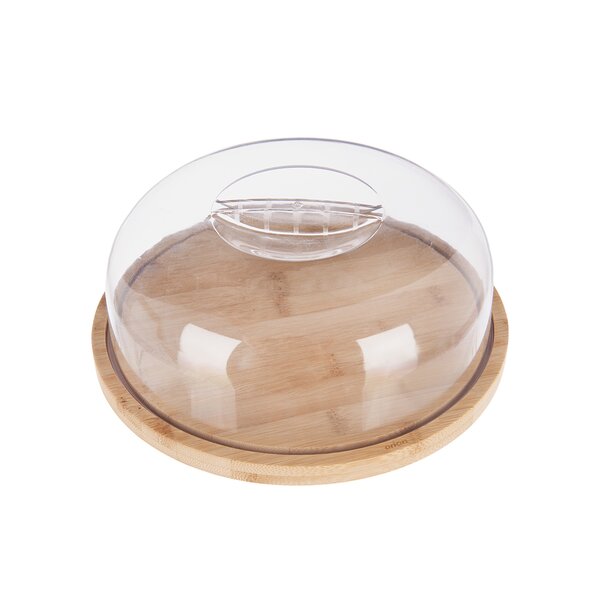 Servírovací prkénko s poklopem pr. 26 cm, v. 9 cm