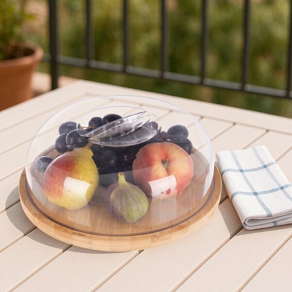 Servírovací prkénko s poklopem pr. 26 cm, v. 9 cm