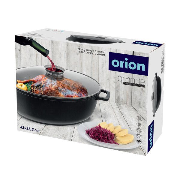 Pekáč GRANDE Aroma Jumbo s poklopem 43x33,5x20 cm