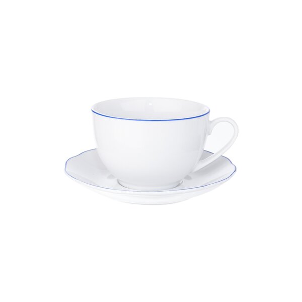 Hrnek s podšálkem Blue line 0,28 l