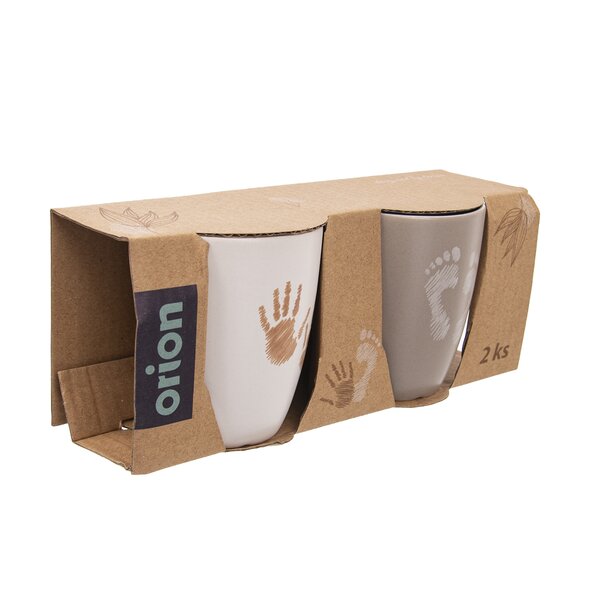 Hrnek ruce&nohy 0,14 l 2 ks 