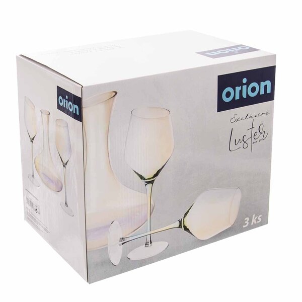 Sada na víno 2 ks s karafou Exclusive Luster