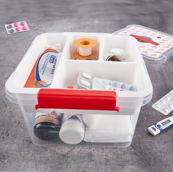 Box na léky Medico dělený