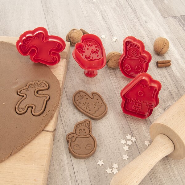 Vykrajovačka s pístem Vánoce 4 ks