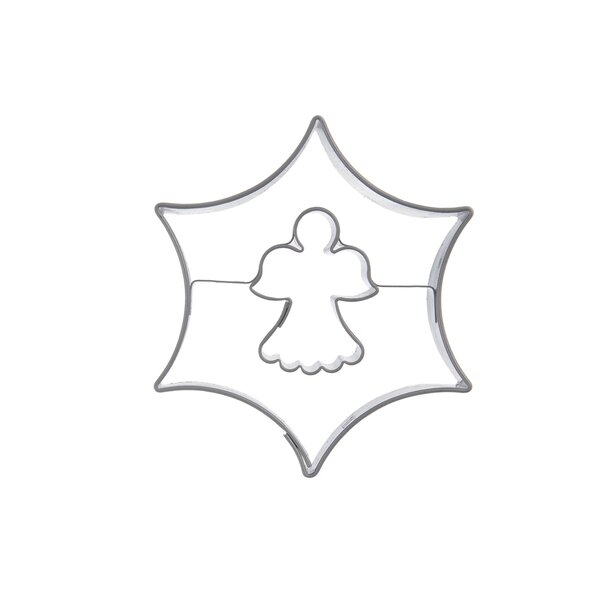 Vykrajovačka hvězda oblá s andělem