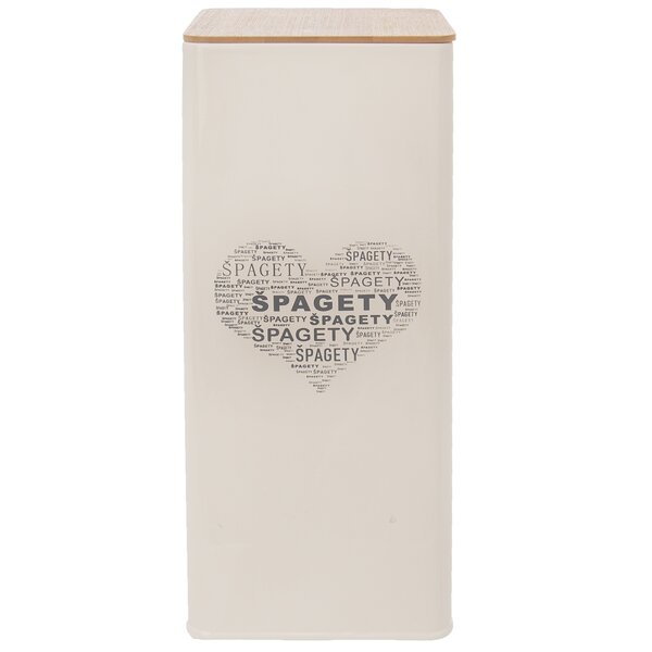 Dóza Špagety SRDCE 11,5x11,5x28,5 cm