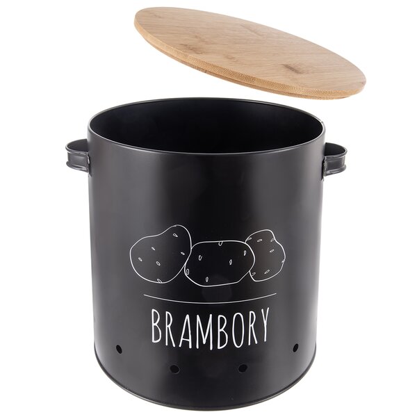 Dóza pr. 22,5 cm Brambory BLACK