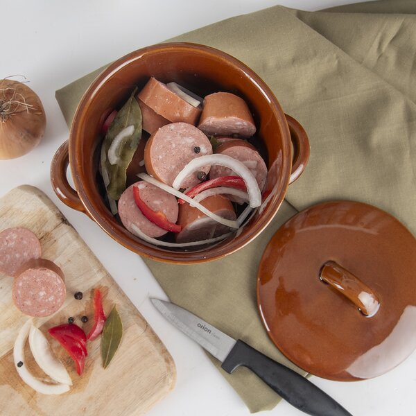 Sádlák s víkem 0,7 l