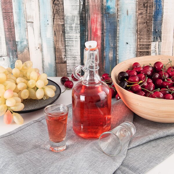 Demižon s klip uzávěrem 0,5 l