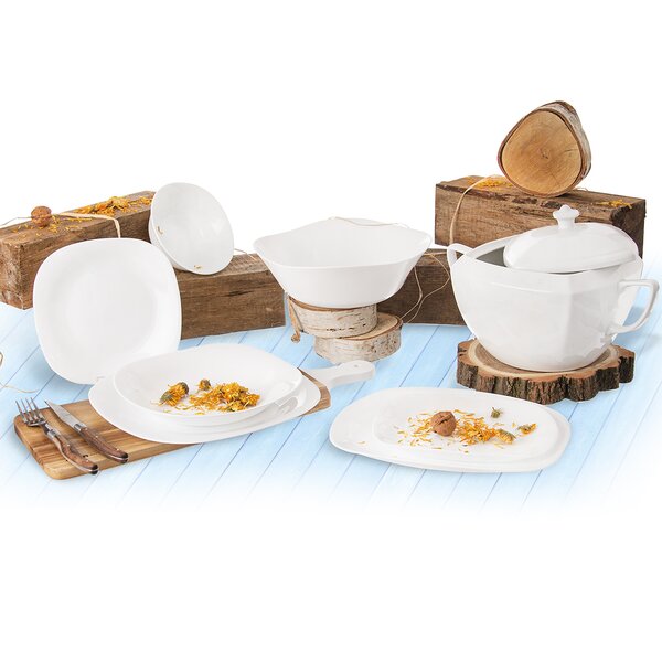 Dezertní talíř LUNA 20x20 cm