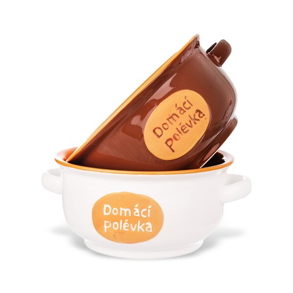 Miska DOMÁCÍ POLÉVKA s uchy pr. 16 cm