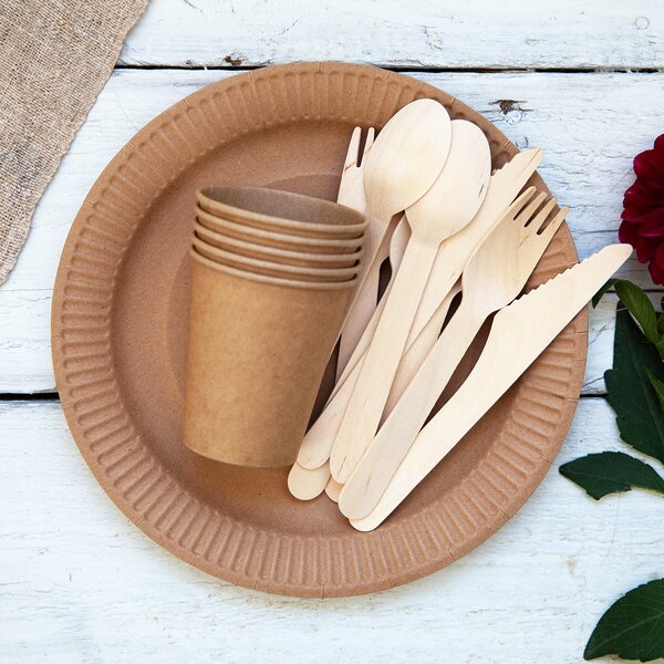 Mělký talíř NATURE pr. 22,5 cm 10 ks