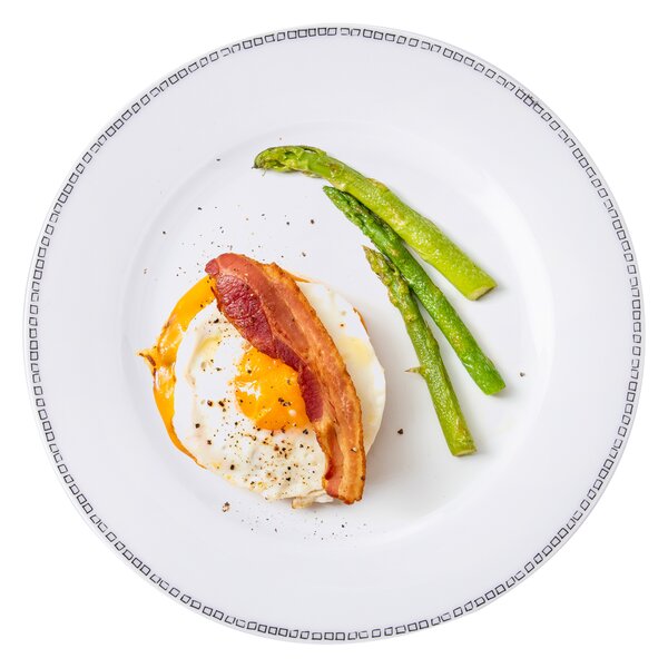 Jídelní sada čtverečky 18 dílů 