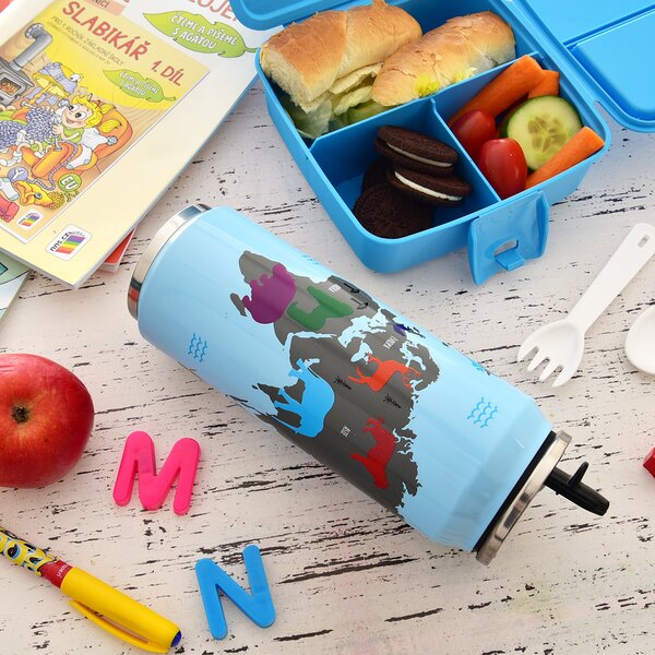 Termoska plechovka svět 0,5 l