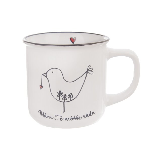 Hrnek Bird Mám tě rád/a 0,37 l