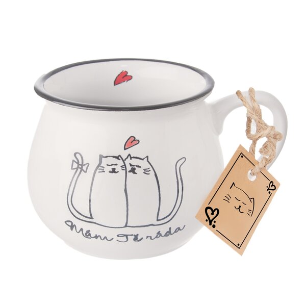 Hrnek Cats Mám tě rád/a 0,32 l