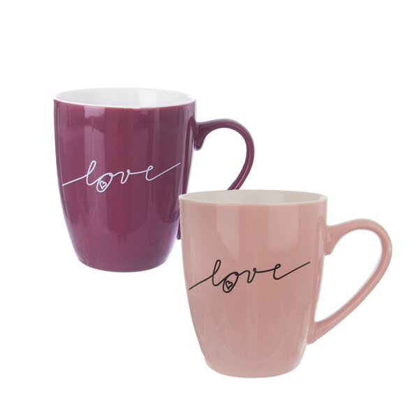 Hrnek Love 0,38 l 2 ks