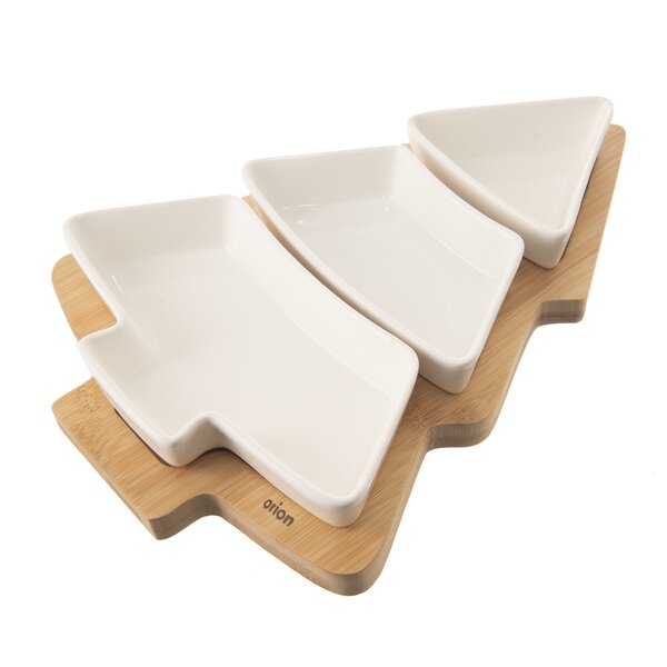 Servírovací misky s tácem WHITELINE