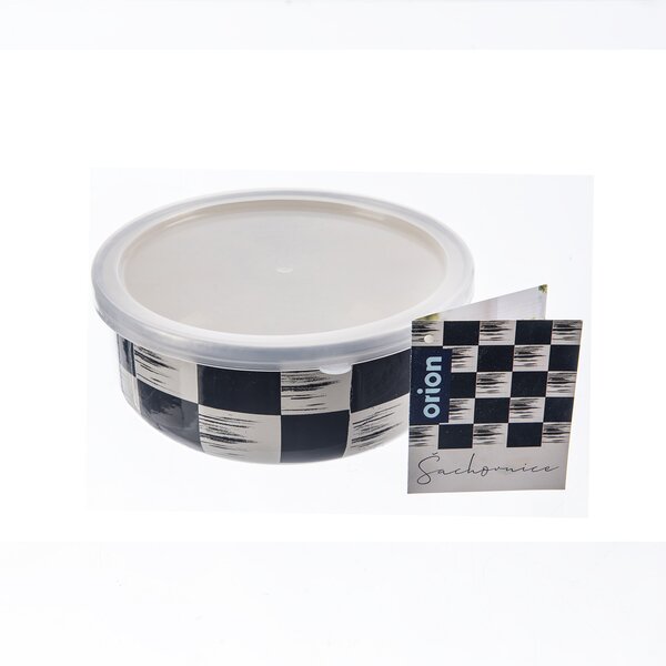 Miska ŠACHOVNICE Lem s víkem pr. 15,5 cm