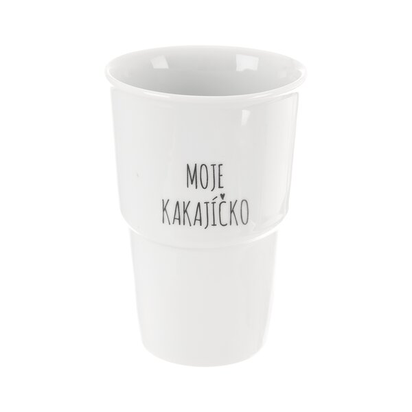 Hrnek bez ucha Moje kakajíčko 0,35 l