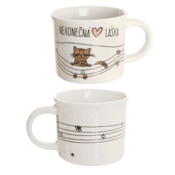 Hrnek NEKONEČNÁ LÁSKA kočka 0,1 l